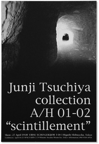 Junji Tsuchiya A/W ’01-’02 invitation poster