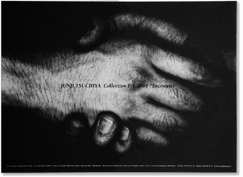 Junji Tsuchiya S/S ‘01 invitation poster