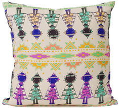 "ndebele" cushon for DESIGN GARDEN