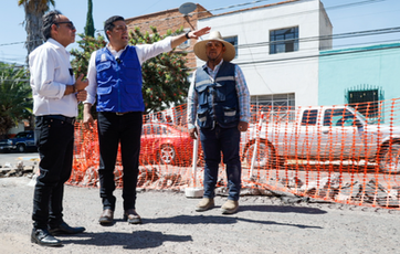 MUNICIPIO DE AGS - SUPERVISA LEO MONTAÑEZ REHABILITACIÓN DE ALCANTARILLADO SANITARIO EN LA COLONIA GREMIAL