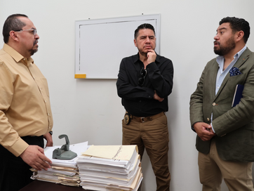 SEGURIDAD - FISCAL GENERAL REALIZA RECORRIDO POR OFICINAS DE LA FGE EN JESÚS MARÍA