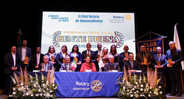 GOBIERNO DE AGS - ROTARIOS RECONOCEN A AURORA JIMÉNEZ POR SU LABOR SOCIAL EN AGUASCALIENTES