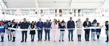 GOBIERNO DE AGS - TERE JIMÉNEZ ENTREGA NUEVAS AULAS Y ESPACIOS DEPORTIVOS EN LA PRIMARIA RICARDO LARA ELÍAS AL ORIENTE DE LA CIUDAD