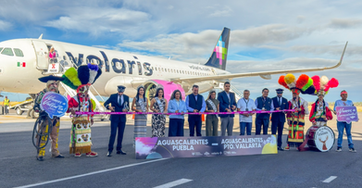 GOBIERNO DE AGS - AGUASCALIENTES SIGUE DESPEGANDO; INAUGURAN NUEVAS RUTAS AÉREAS A PUEBLA Y PUERTO VALLARTA