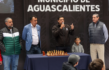 MUNICIPIO DE AGS - INAUGURA LEO MONTAÑEZ TORNEO DE AJEDREZ
