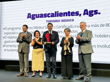 MUNICIPIO DE AGS - RECIBE MUNICIPIO DE AGUASCALIENTES RECONOCIMIENTO A NIVEL NACIONAL POR EL PROGRAMA DE TURISMO MÉDICO