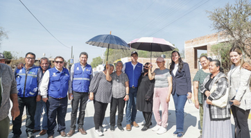 MUNICIPIO DE AGS - ENTREGA LEO MONTAÑEZ OBRA DE PAVIMENTACIÓN EN LA COMUNIDAD JALTOMATE
