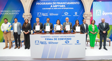 GOBIERNO DE AGS - TERE JIMÉNEZ ANUNCIA PROGRAMA PARA FORTALECER A MIPYMES Y SU EXPANSIÓN INTERNACIONAL