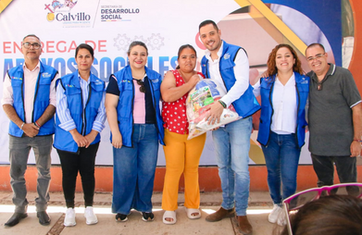 CALVILLO - CALVILLO LLEVA APOYOS DE CALVILLO VALE Y CALVILLO NUTRE A FAMILIAS DE MÁS DE 30 COMUNIDADES