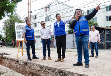 MUNICIPIO DE AGS - SUPERVISA LEO MONTAÑEZ REHABILITACIÓN DE RED SANITARIA EN PILAR BLANCO