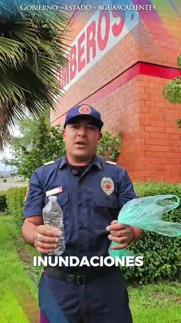 GOBIERNO DE AGS - BOMBEROS DEL ESTADO EXHORTAN A TOMAR PRECAUCIONES DURANTE LA TEMPORADA DE LLUVIAS PARA PROTEGER A LAS FAMILIAS