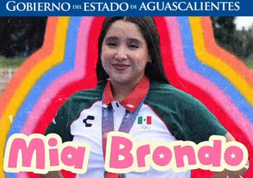 GOBIERNO DE AGS - ¡MÍA BRONDO, ORGULLO HIDROCÁLIDO! A SUS 19 AÑOS REPRESENTA A MÉXICO Y CONQUISTA LA PLATA INTERNACIONAL