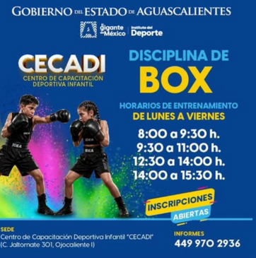 DEPORTE - FORMA PARTE DE LA DISCIPLINA DE BOX EN EL CECADI