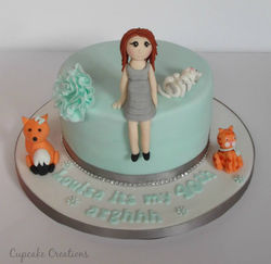 40th Birthday Cake Cats