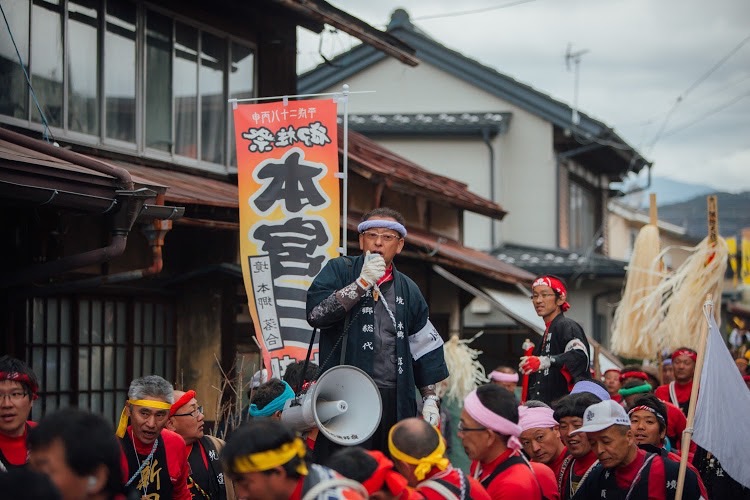 2016.平成28年御柱祭建御柱（御頭郷総代幹事）