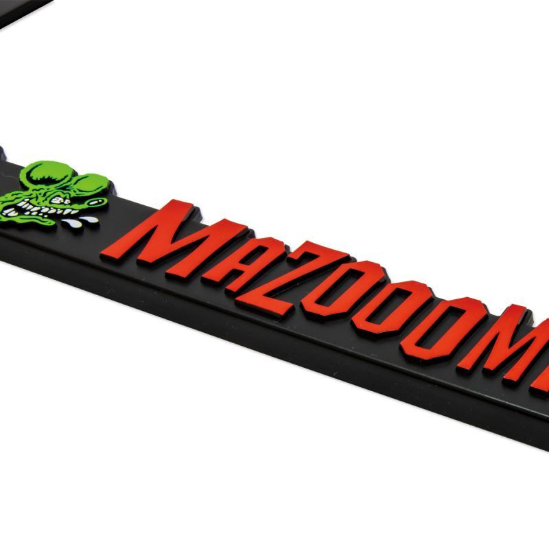 サムネイル： Raised Rat Fink Face Logo License Plate Frame