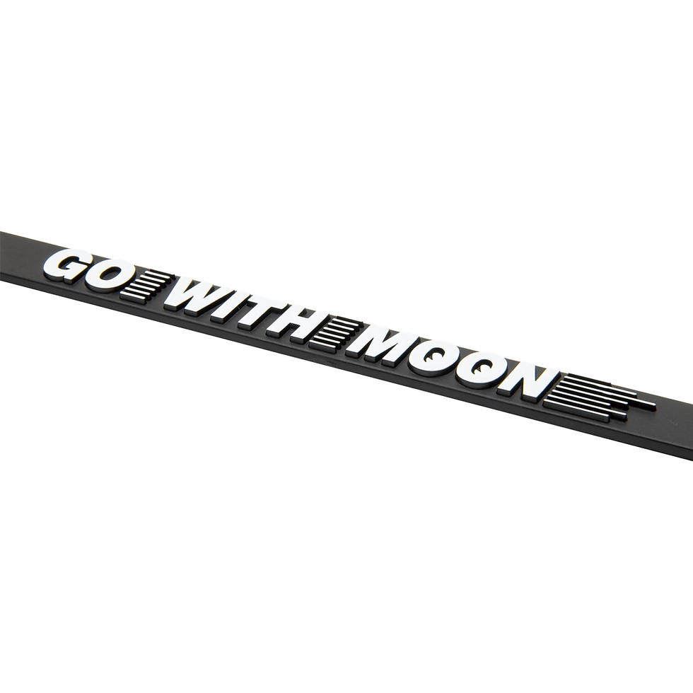 サムネイル： Raised MOONEYES Logo License Plate Frame for JPN size