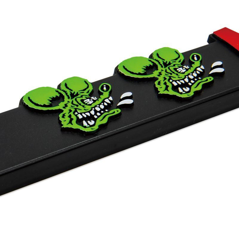サムネイル： Raised Rat Fink Face Logo License Plate Frame
