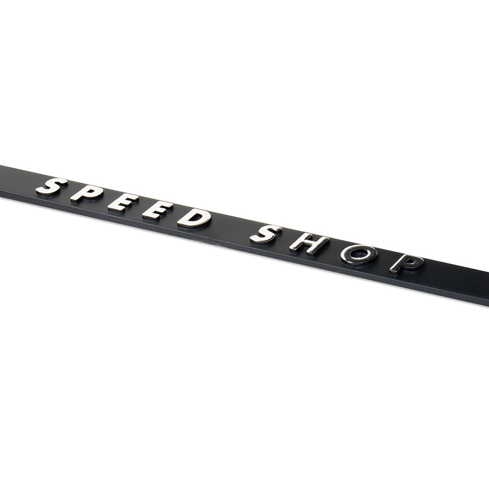 サムネイル： Raised MOON Equipped Logo License Plate Frame (Chrome)