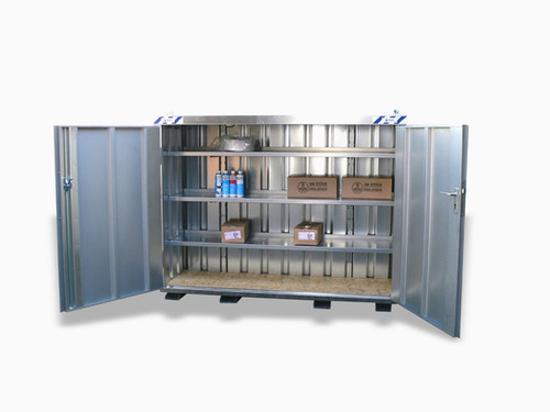 Mobile Box 1.1 x 0.7m Single door | Clickbuildstorage