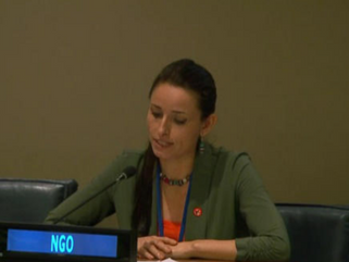Rose Welsch Speaks at the First Committee