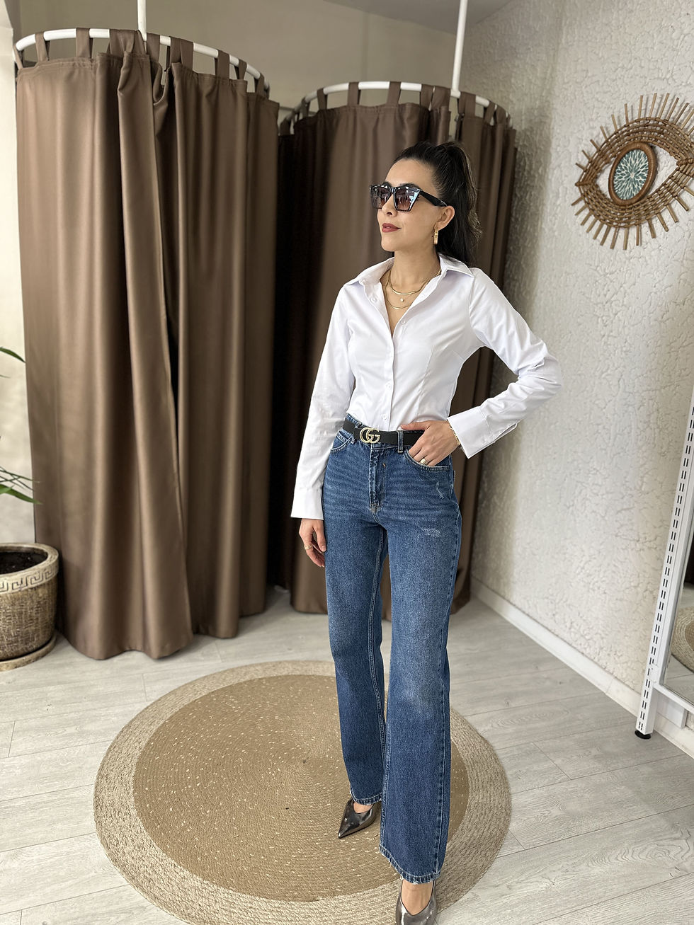 SLİM FİT PREMİUM GÖMLEK BEYAZ