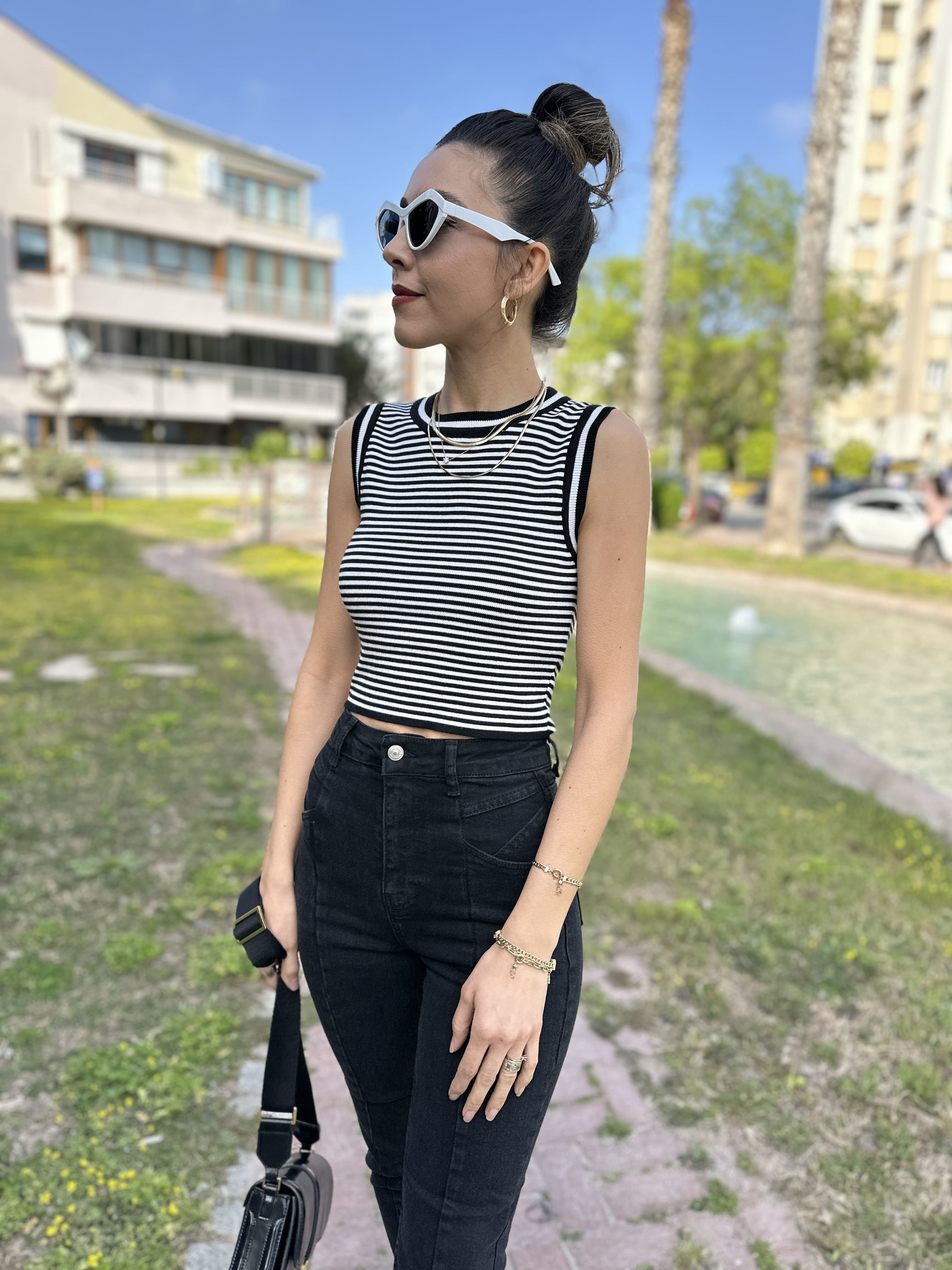 BİSİKLET YAKA TRİKO TOP