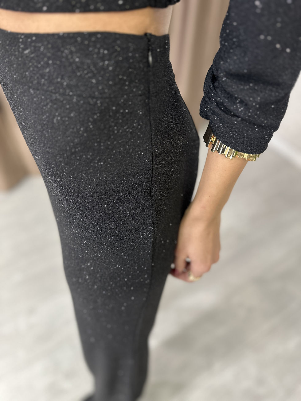 BAĞLAMA DETAY IŞILTILI TAKIM