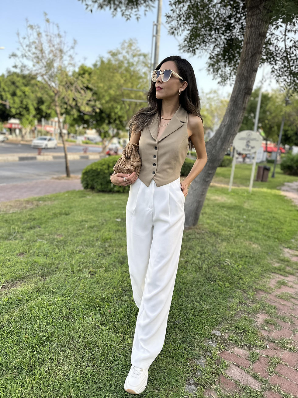 PALOZZO PANTOLON BEYAZ