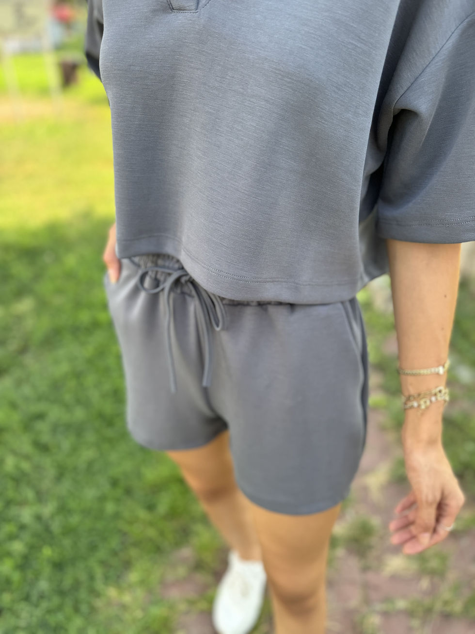 POLO YAKA MODAL TAKIM GRİ