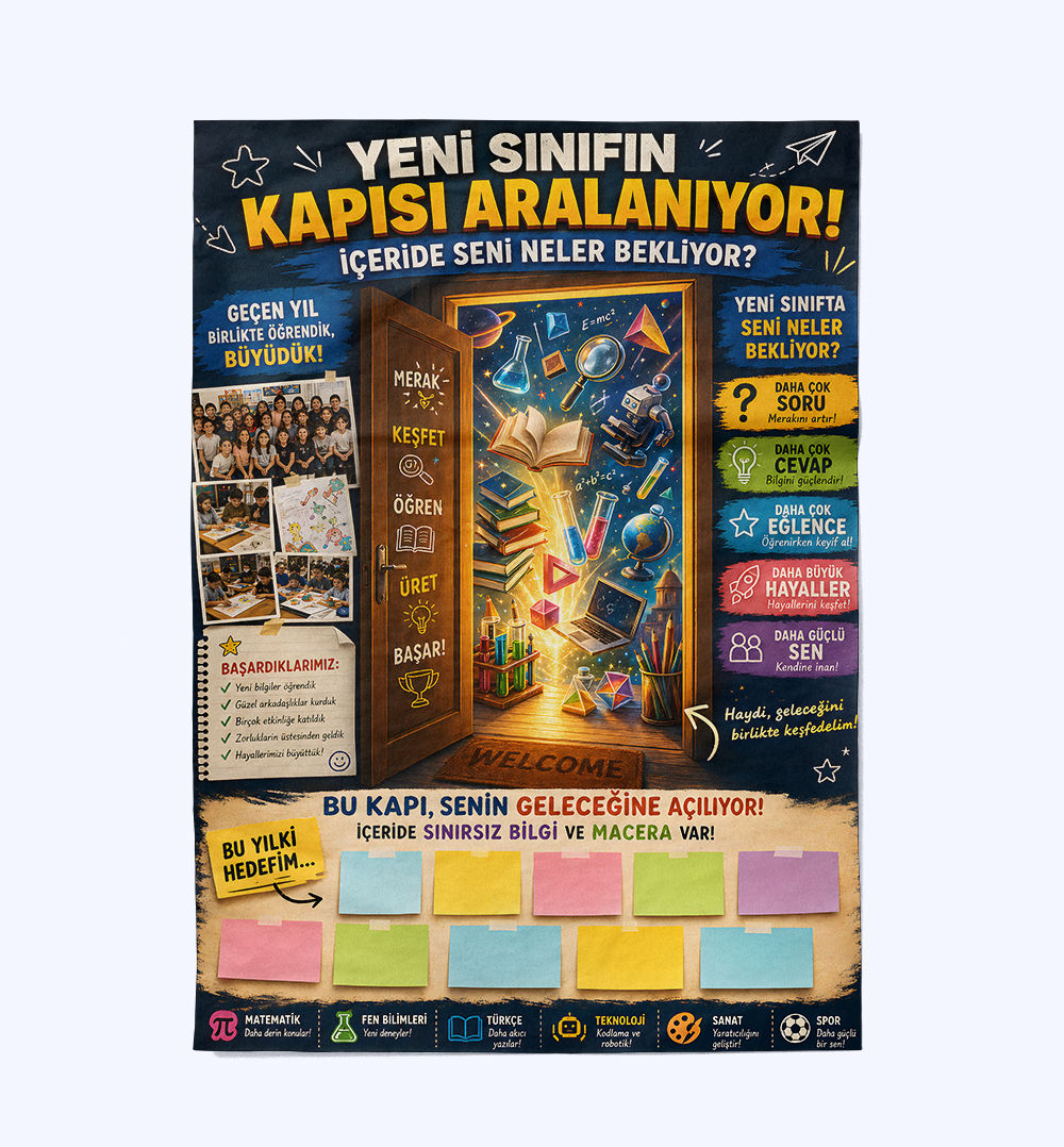 Kütüphane ve Laboratuvar - Kapıdan İçeri Bak (Heyecan Teması)