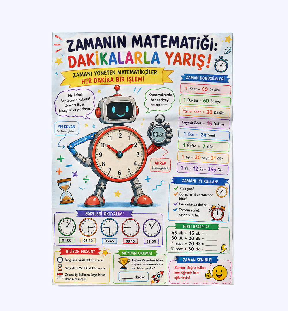 Zamanın Matematiği- Dakikalarla Yarış