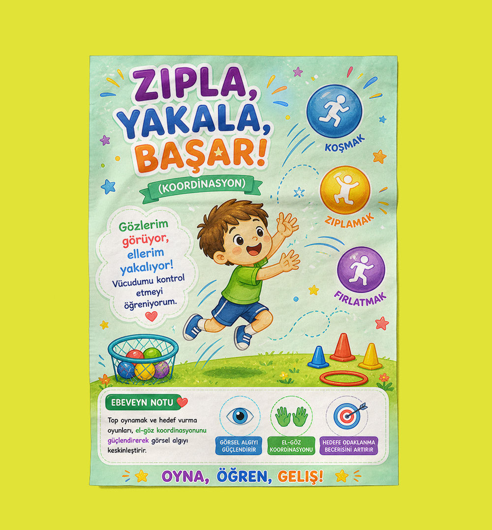 Zıpla, Yakala, Başar! (Koordinasyon) AFİŞ