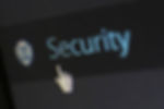 A computer screen displaying the word 'Security,' symbolizing the importance of protecting against cyberbullying.