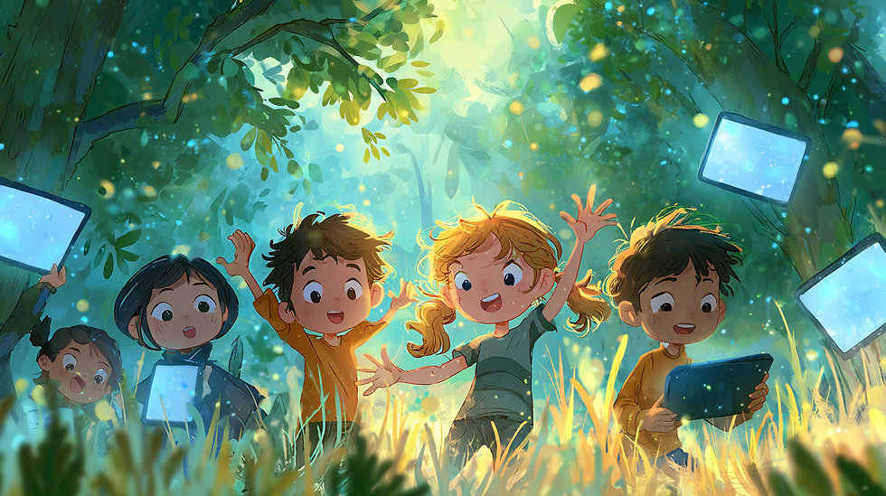 Balancing Technology and Outdoor Play for Kids