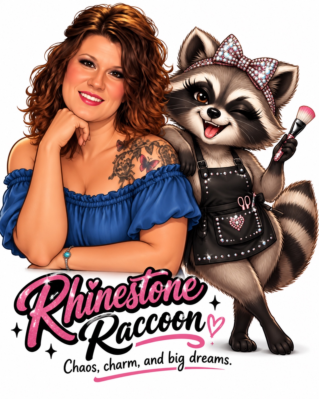 The Rhinestone Raccoon