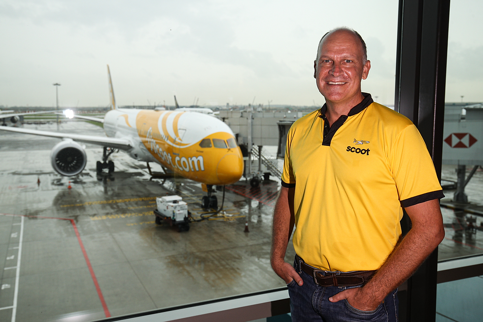 Campbell Wilson in his Scoot days (Picture Credit: Singapore Airlines)