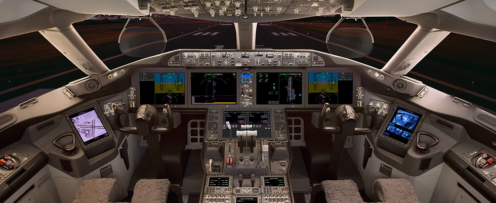 B787 Flight Deck