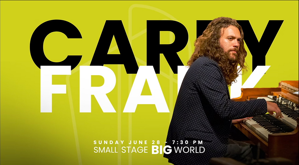 Carey Frank Trio at Sierra Madre Playhouse