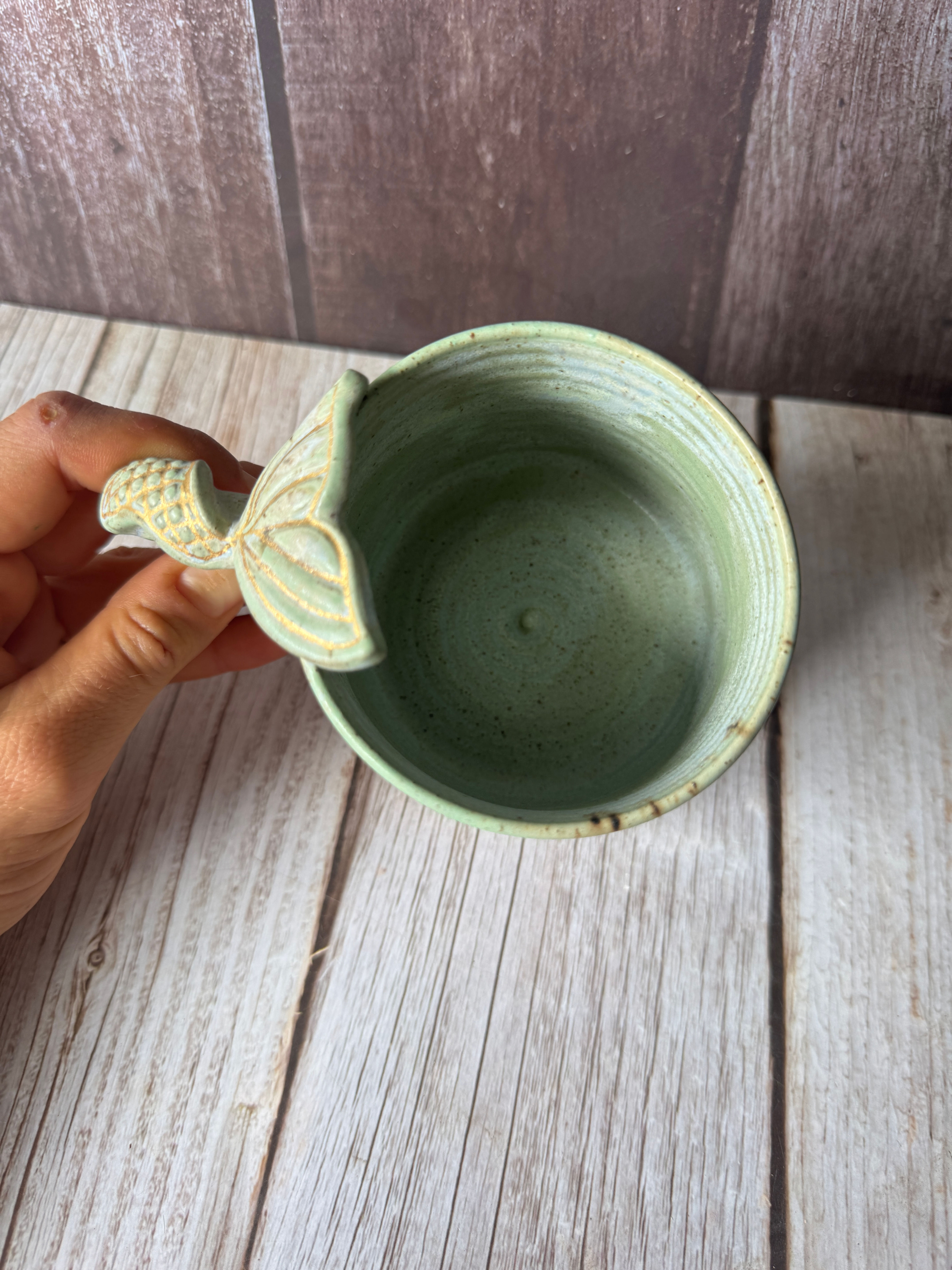 Light Blue Ocean Mermaid Tail Mug