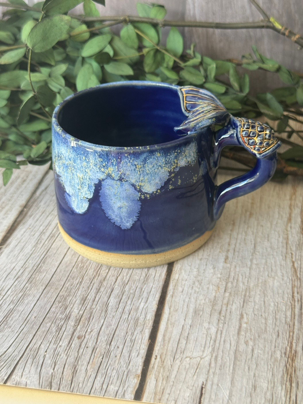 Dark blue Mermaid Tail Mug