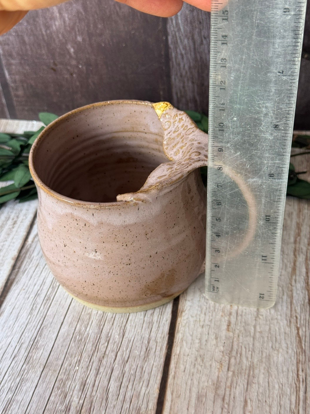 Whale tail handle mug - light Purple