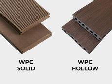 WPC Solid vs WPC Hollow: Memilih Jenis Lantai Komposit Terbaik untuk Rumah Anda
