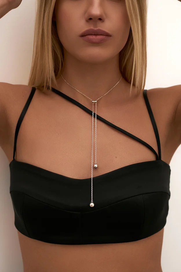 Silver chain choker Barcelona