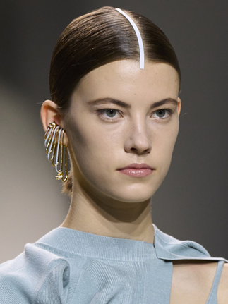 Mono earring at the Fendi 2024 show