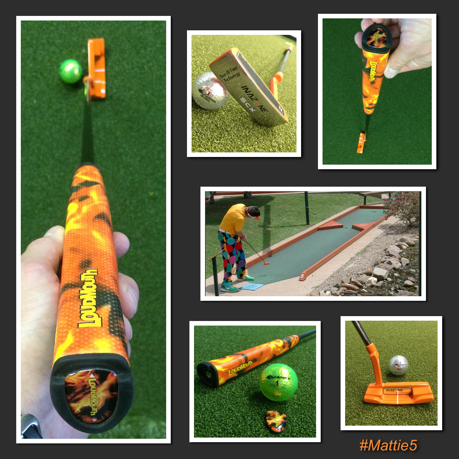 Loudmouth Orange Putter