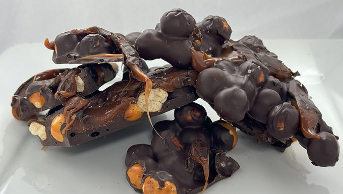 Sea Salt Caramel & Pretzel Bark