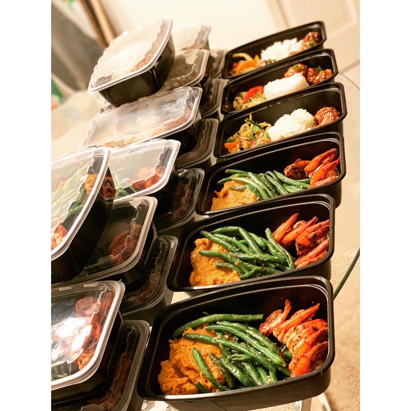 Arranged Food and Objects