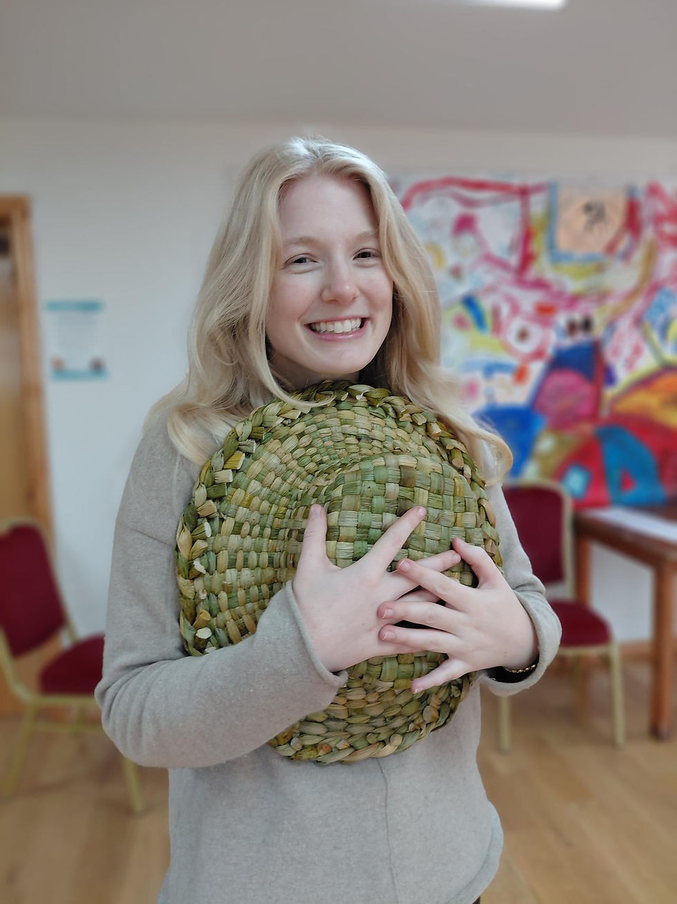 Rush hat weaving workshop