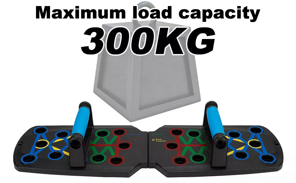 Miniatura: 28 in 1 Push Up Rack Board System Fitness Workout Train Home Gym Exercise Stands